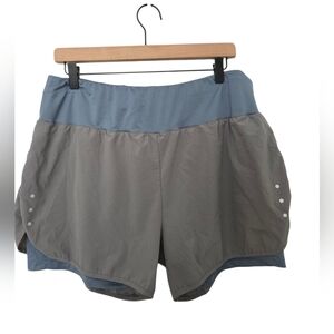 Stylish Gray Women's Shorts Size XXL